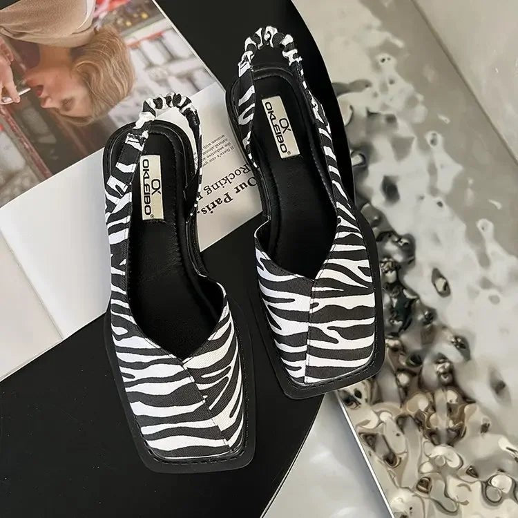 Elegante Damen Sandalen mit Elastikband