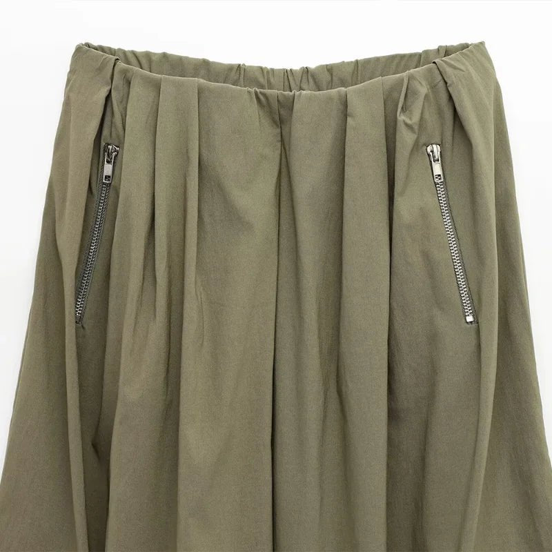 2-teiliges Cargo-Set Damen – Oversize Jacke & High Waist Hose