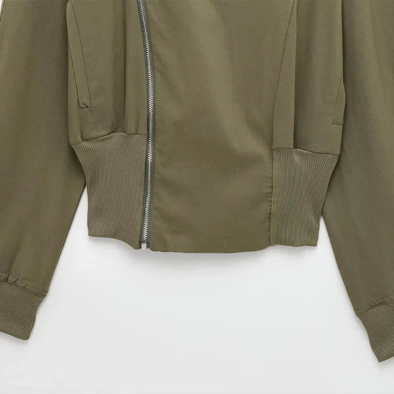 2-teiliges Cargo-Set Damen – Oversize Jacke & High Waist Hose