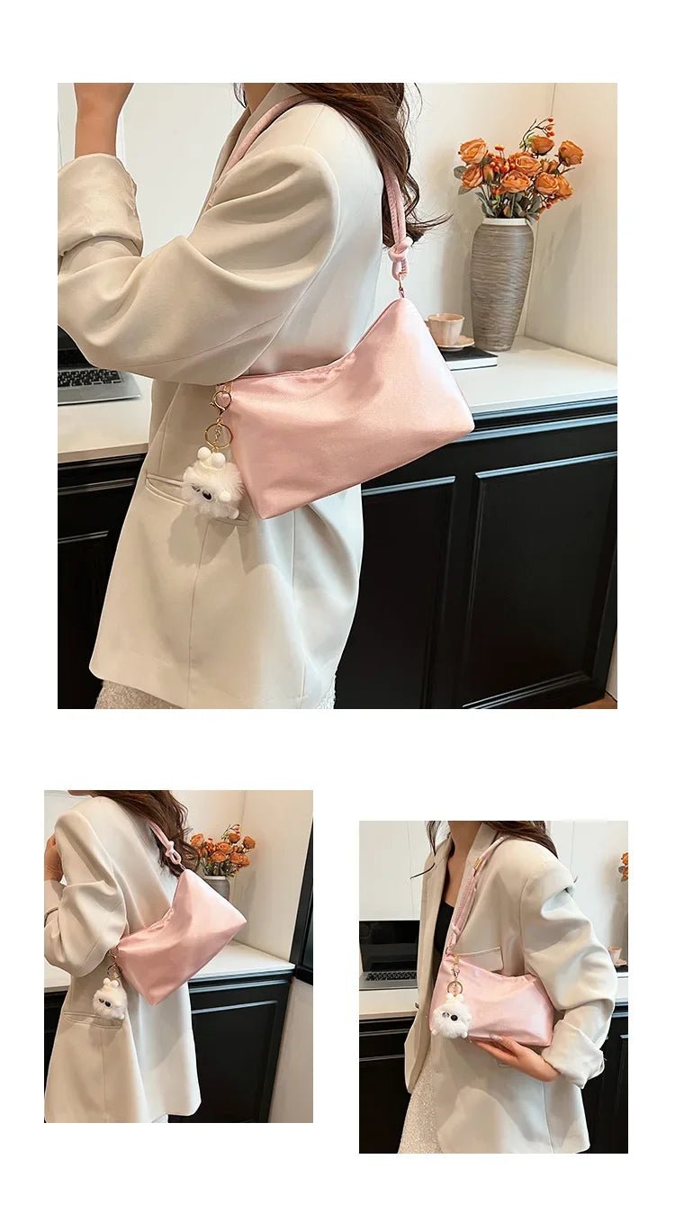 Elegante Satin-Umhängetasche – stilvoll & praktisch für jeden Tag