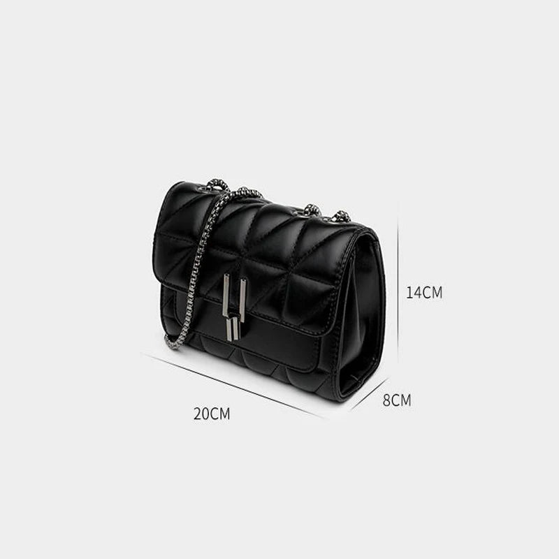 Luxuriöse Designer-Schultertasche aus Leder – Elegant & Vielseitig