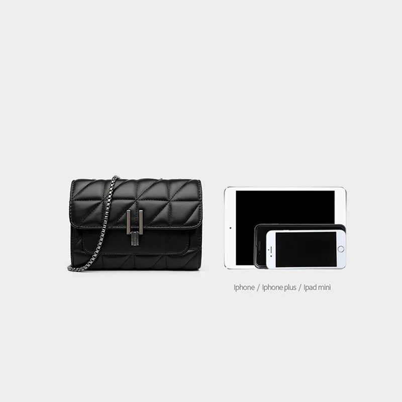 Luxuriöse Designer-Schultertasche aus Leder – Elegant & Vielseitig